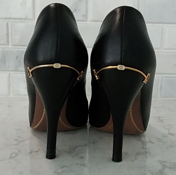 SOLD - GUGCI Nappa Charlotte Heels - Size 8 - Picture 5 of 7